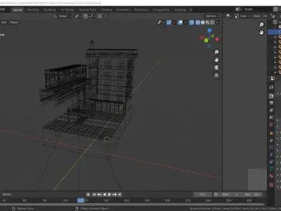 New York Train  Low-poly 3D model