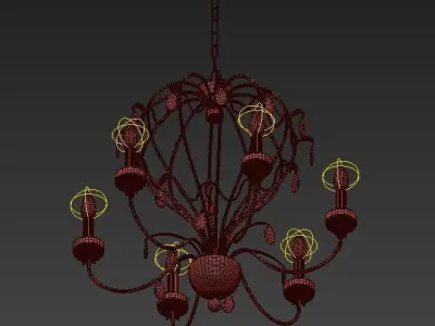 Wildwood Lighting Balloon Chandelier 3D model