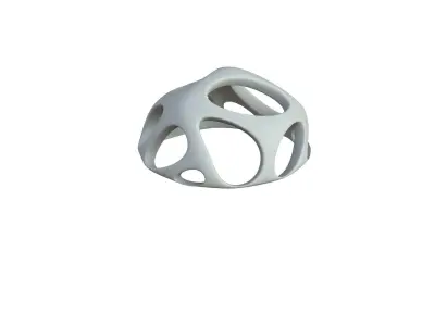 SciFi Cube Object No 49472 Low Poly Shape Low-poly 3D model
