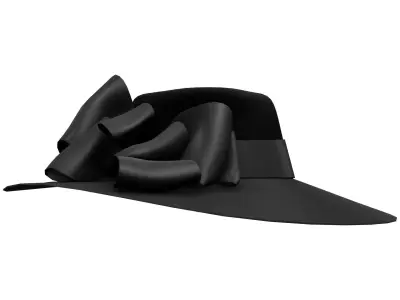 Beverly Hill Stepmom Hat Low-poly 3D model