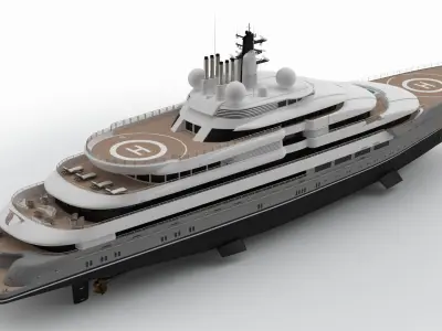Brunhilda Yacht 3D model