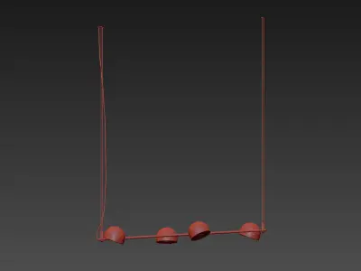 BOWEE LINEAR PENDANT from Werner Aisslinger 3D model