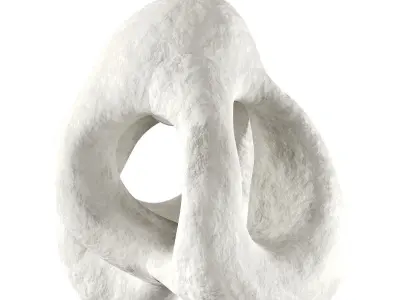 Fertility Form illuminated sculpture Low-poly 3D model