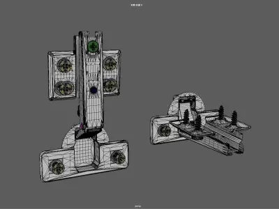 Cabinet hinge 3D model Free 3D model