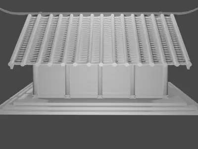 Japanese Building Version 1 Free 3D model