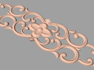 CNC 3D relief design STL format file used for artcam aspire E712 3D model