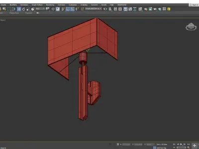 Holly Hunt Forge Wall Low-poly 3D model