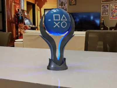 PS5 PLATINUM TROPHY 3D print model