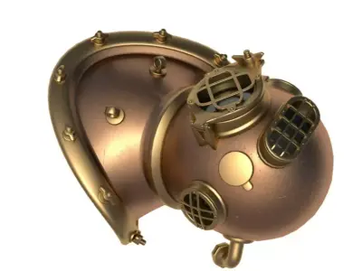 Diving Helmet 3D model