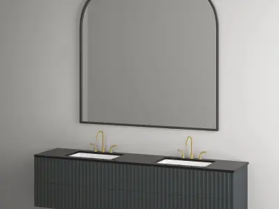 Modern Bathroom Furniture No 117 3D model