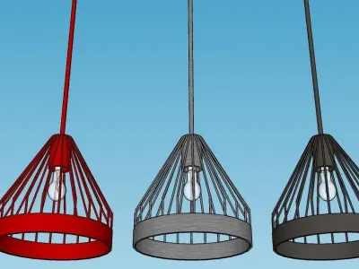 Pendent lamp 3D model
