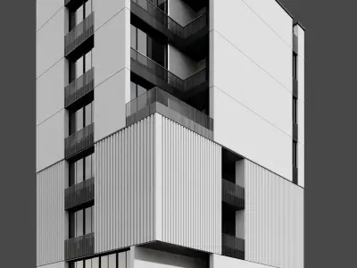 RESIDENTIAL BUILDING NO60 A 3D model
