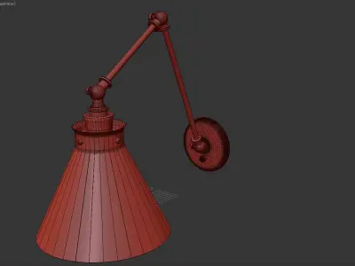 Parkington Double Library Wall Light 3D model