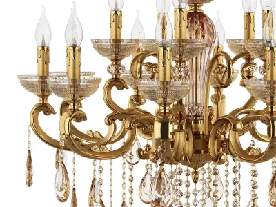 727152 Zar Osgona Chandelier 3D model