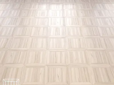 Parquet - Laminate - Wooden floor Low-poly 3D model 2