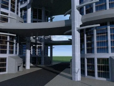 SpiderWare City Block 3D model