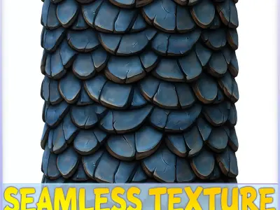 Stylized Roof Seamless Texture Texture 6