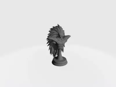 DBZ Chess Piece Light Square Bishop 3D print model