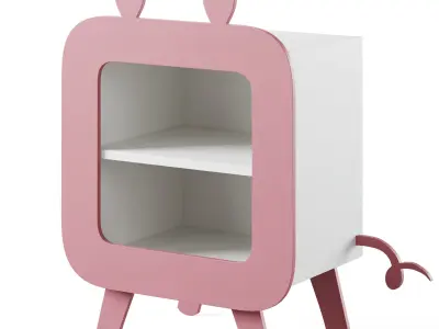 Kids bedside table by Little street 3D model