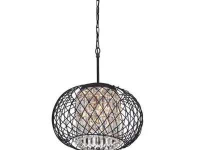 Aichele Light Unique Statement Globe Chandelier 3D model