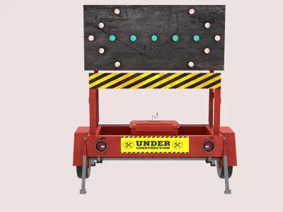 Roadblock Trailer 3D model