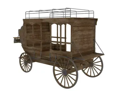 Pumpkin Carriage 3D model
