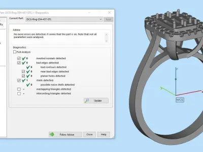 Jewelry ring 437 3D print model