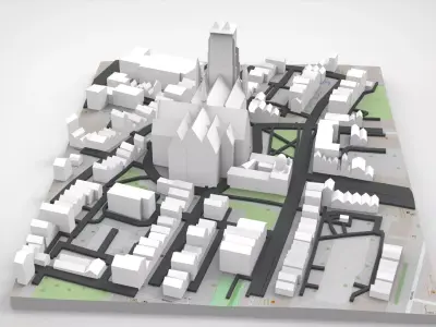 Basilika Mariy Panny Gdansk 3D model