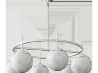  Kovacs Alluria 6 Light 27 Wide Chandelier  3D model