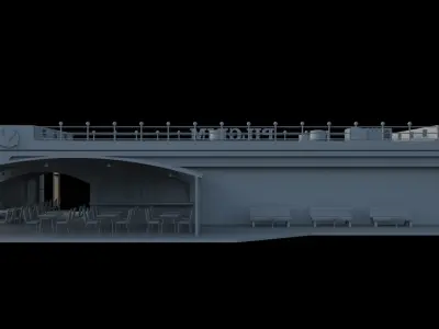 Building Road BAR 3D model