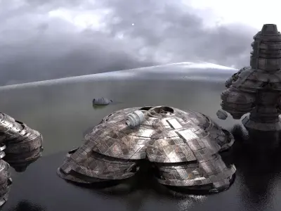 Planet Arch Pulse Terra Generator 6 3D model