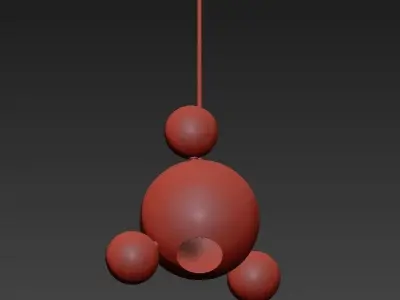 BUBBLE ball hanging 3D model
