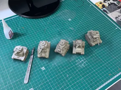 WW2 American Grot Tanks 3D print model