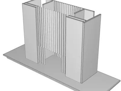 Theater Stage FBX and OBJ 3D model