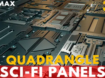 Sci-Fi Panels 3D model
