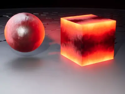 Lava 2 PBR Material Texture Texture