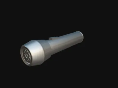 Lantern flashlight Low-poly 3D model