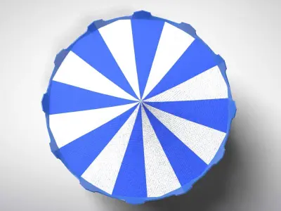 Merry Go Round Low-poly 3D model