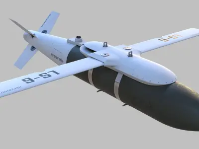 Luoyang CASC LS-6 Low-poly 3D model