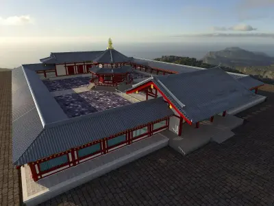 Yakushiji temple  3D model