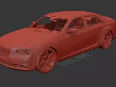 Chrysler 300 SRT8 2012 3D print model