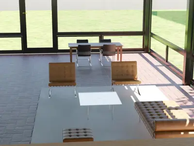 GLASS HOUSE 3D model get