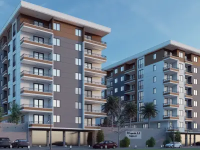 Buildings High Quality Exterior Scene Lumion 10 3D model  3D model