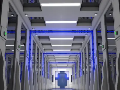 Sci Fi Corridor  3D model