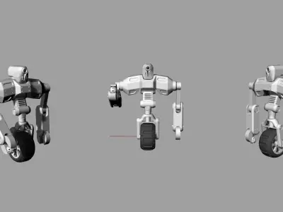 Robot 3D model 14