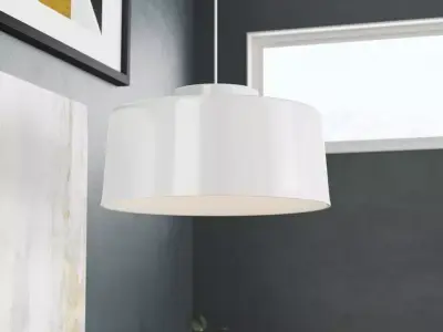 Bronwen 1 - Light Single Dome Pendant - 2 Option 3D model