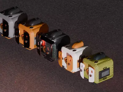 Sci-Fi Probe Model 3D model