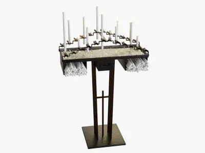 Old votive candle holder