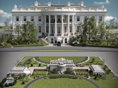  White House Complete Building 
