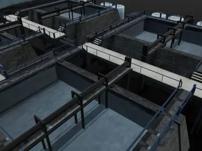 Planting Industry 3D Model  Low-poly 3D model